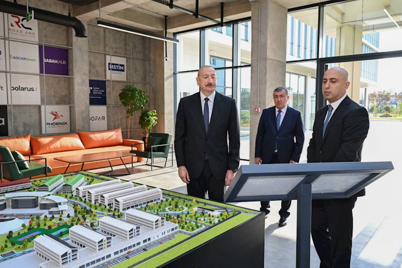 Prezident açılışda – Fotolar